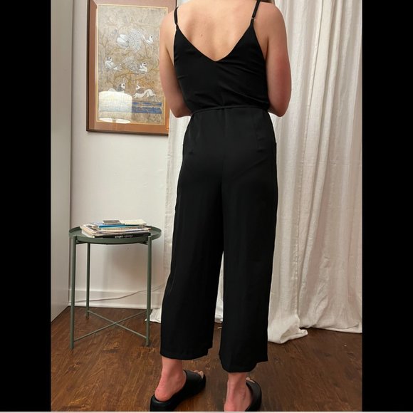 Vagabond button-front tank jumpsuit, Sz M - Picture 2 of 7